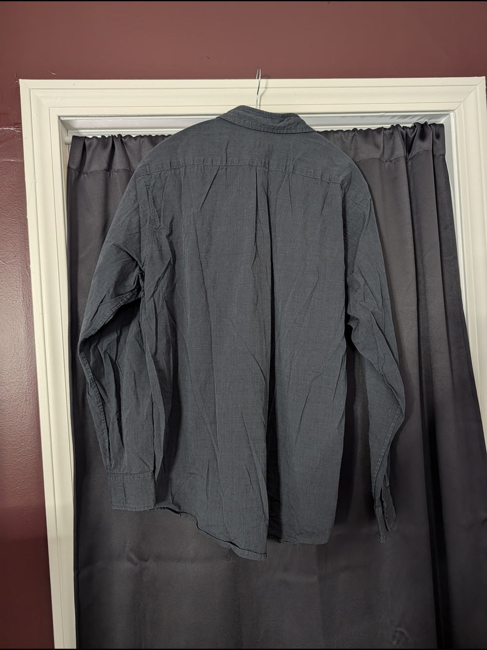 Steven Alan 2x MiUSA Gray & White Chambray Oxford Casual Button-down Shirts XL - Picture 5 of 16